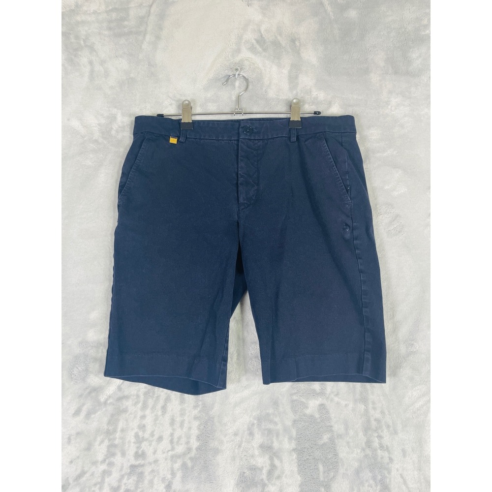 Lauren Ralph Lauren Chino Shorts Women Size 6 Navy Blue Excellent Cotton Blend